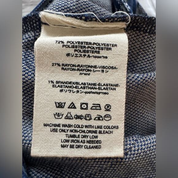 FREE PEOPLE COLLEGIATE BLUE PLAID SOFT PANTS SZ 2 ACADEMIA - Picture 4 of 4